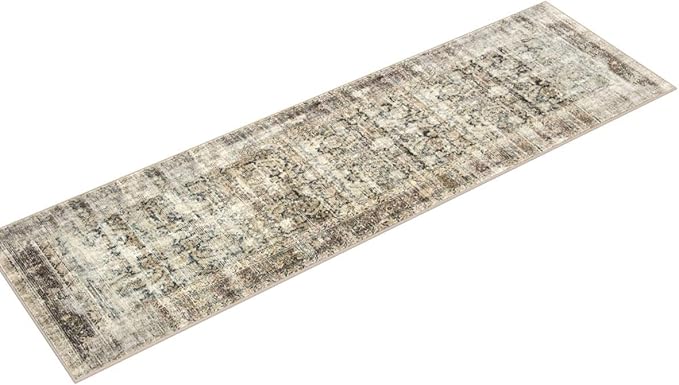 Loloi Amber Lewis Morgan Collection MOG-02 Navy Sand 2'-3" x 7'-6" .38" Runner Rug
