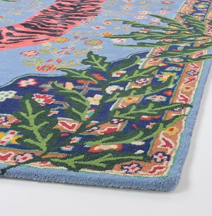 Hand Tufted Modern & Unique Animal Rugs 100% Wool, Soft and Durable Rugs for Your Living Room, Bedroom,Hall Or Any Room (Multi Colour W1, 12 X 18 Feet)