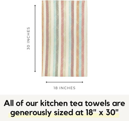 Modern Style Premium Kitchen Tea Towel Super Absorbent Fast Drying Microfiber Zig and Zag