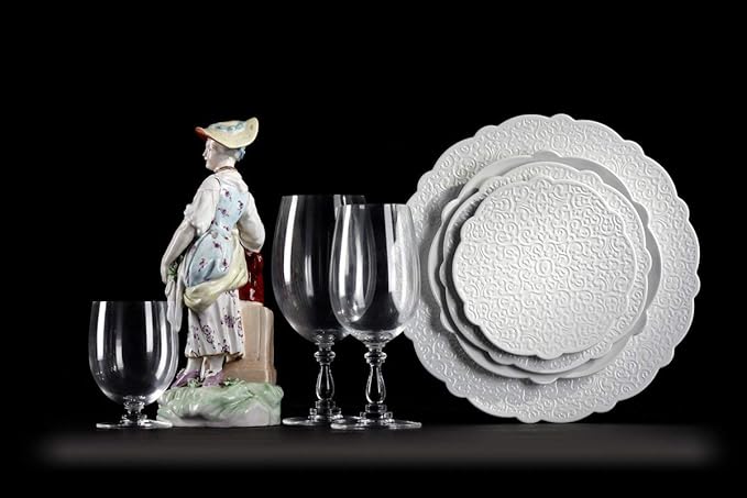 Alessi Dressed Glass For White Wine, Transparent