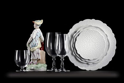 Alessi Dressed Glass For White Wine, Transparent