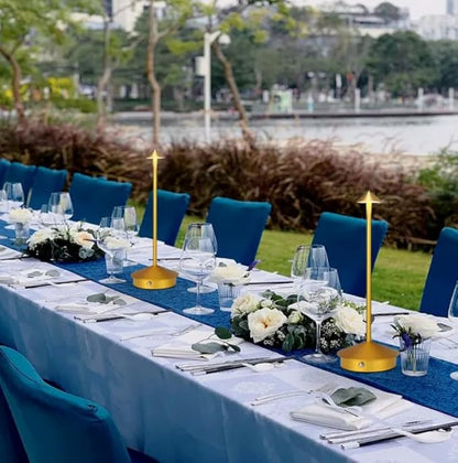 Regalia Rechargeable LED Table Lamp 2-Piece Set | Dimmable Wireless Cordless Lighting with USB-C Fast Charging | 3 Color Temperatures | Waterproof Modern Bedside, Living Room Outdoor Lamp