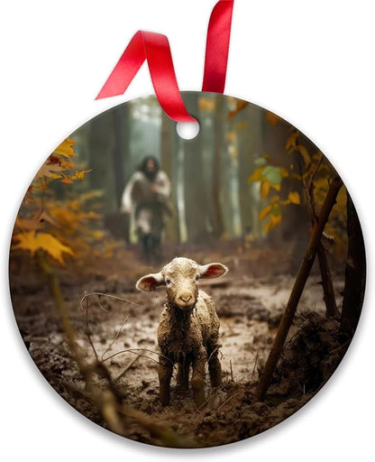 2025 Christmas Ornaments for Xmas Tree Decorations Christian Gifts for Catholic Women Decorations Indoor Hanging Ornament Religious Gift for Christians Baptism Gifts for Boys & Girl, B-138