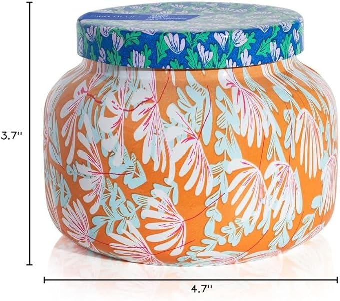 Capri Blue Scented Candles - Pattern Play Glass Jar Candles - Long Lasting Soy Wax Blend - Luxury Home Decor - Notes of Vanilla, Bergamot, & Sandalwood - Gifts for Women (Havana Vanilla, 19 oz)