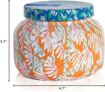 Capri Blue Scented Candles - Pattern Play Glass Jar Candles - Long Lasting Soy Wax Blend - Luxury Home Decor - Notes of Vanilla, Bergamot, & Sandalwood - Gifts for Women (Havana Vanilla, 19 oz)