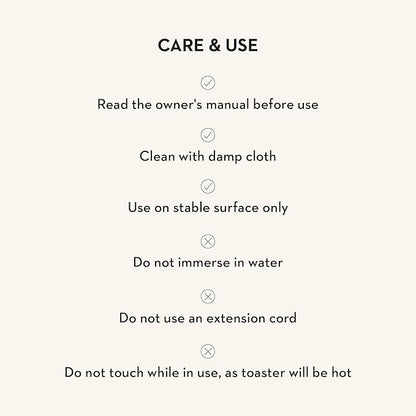 MACKENZIE-CHILDS 2-Slice Toaster, Decorative Toaster for Kitchen, Pink-and-White Rosy Check