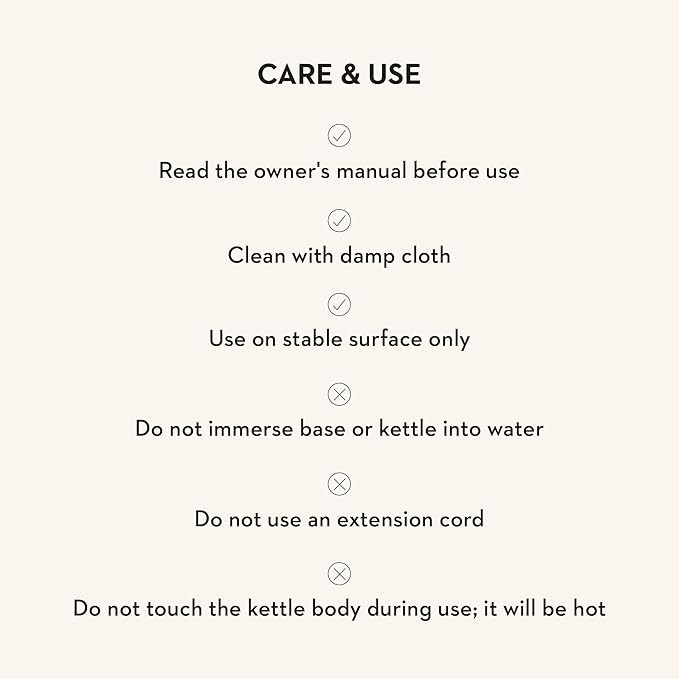 MACKENZIE-CHILDS Electric Kettle, Stainless-Steel Appliances Kettle, Black-and-White Courtly Check