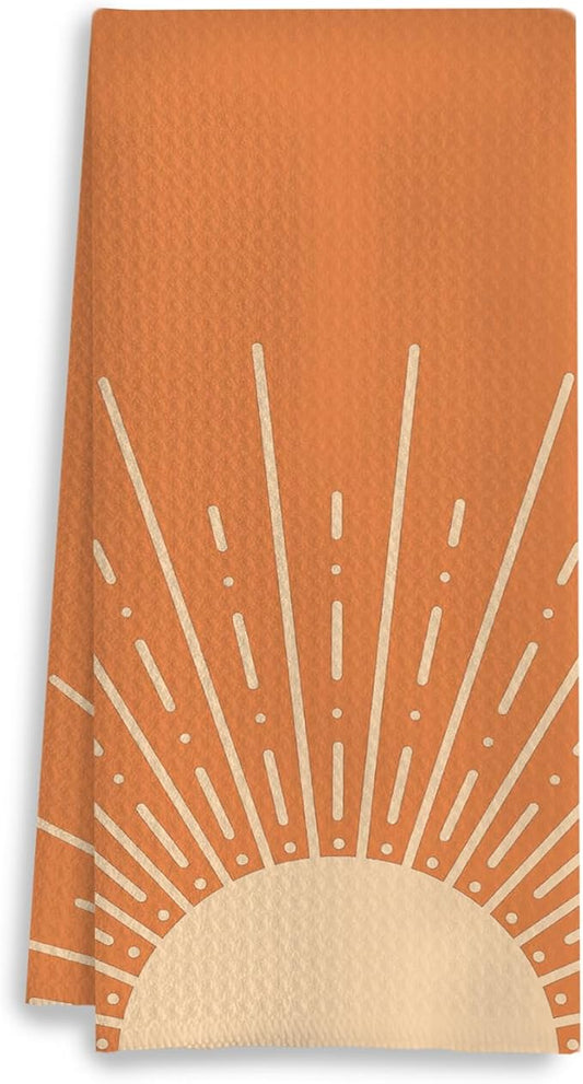 Boho Kitchen Towels Set Bohemian Farmhouse Decor for Kitchen Bathroom