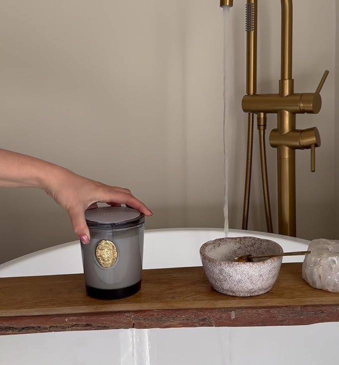 M&SENSE Natural Soy Candle | Coconut & Gray | 9.2 oz, 50H Burn Time | Luxury Scented Candle for Relaxation, Gifting, Home Décor | Ideal for Bedroom, Office, Party Ambiance