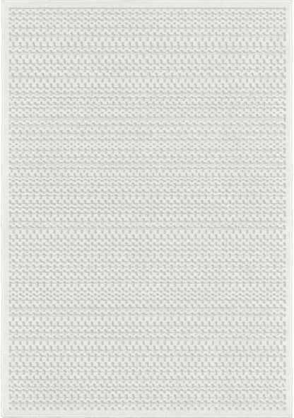 Orian My Texas House Boucle Quail Hallow Rug 5.2x7.6 Indoor Outdoor, Natural Grey
