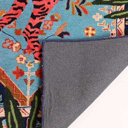 Hand Tufted Modern & Unique Animal Rugs 100% Wool, Soft and Durable Rugs for Your Living Room, Bedroom,Hall Or Any Room (Multi Colour S1, 8 X 10 Feet)