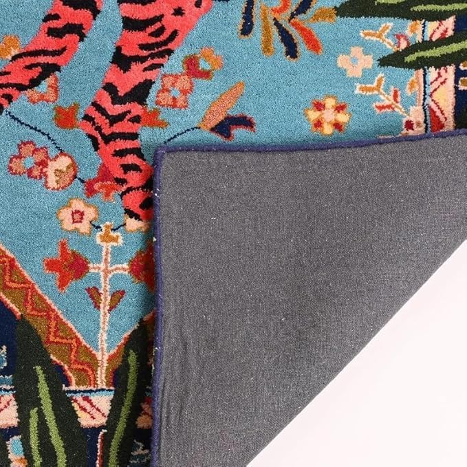 Hand Tufted Modern & Unique Animal Rugs 100% Wool, Soft and Durable Rugs for Your Living Room, Bedroom,Hall Or Any Room (Multi Colour S1, 10 X 13 Feet)