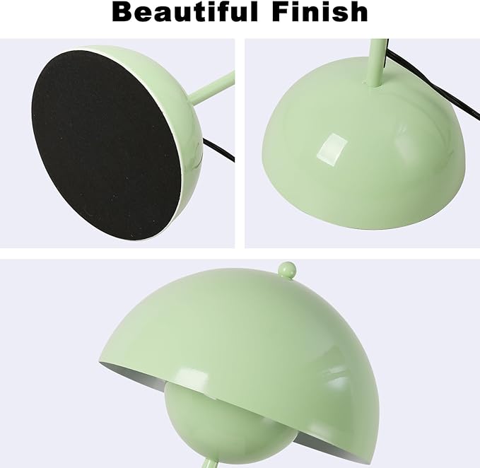 COSYLUX Modern Floor Lamp for Living Room, Industrial Tall Standing Lamp for Bedroom, Metal Shade Reflecting Light Reading Floor Lamp for Office, Nursery Room, Corner(Pastel Green)