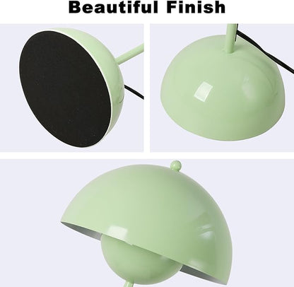 COSYLUX Modern Floor Lamp for Living Room, Industrial Tall Standing Lamp for Bedroom, Metal Shade Reflecting Light Reading Floor Lamp for Office, Nursery Room, Corner(Pastel Green)