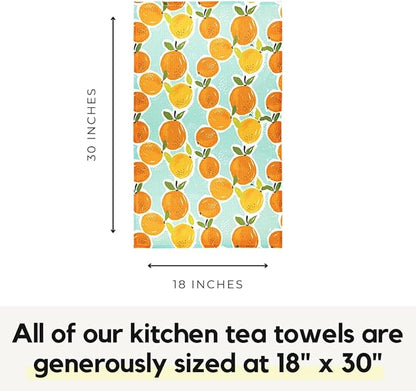 Modern Style Premium Kitchen Tea Towel Super Absorbent Fast Drying Microfiber Fresh Squeezed