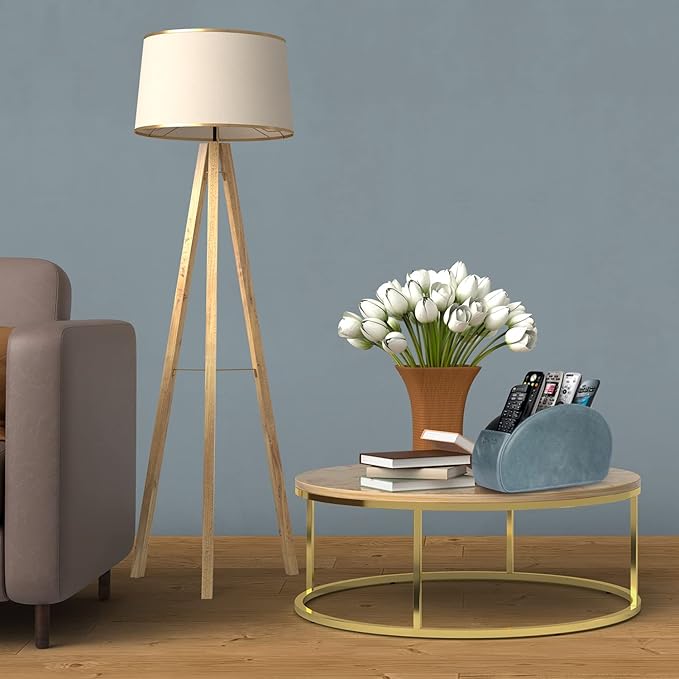 Londo Remote Control Holder with 5 Pockets - Store DVD, Blu-Ray, TV, Roku or Apple TV Remotes - Italian Genuine Leather with Suede Lining - Slim, Compact Living or Bedroom Storage