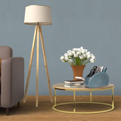 Londo Remote Control Holder with 5 Pockets - Store DVD, Blu-Ray, TV, Roku or Apple TV Remotes - Italian Genuine Leather with Suede Lining - Slim, Compact Living or Bedroom Storage