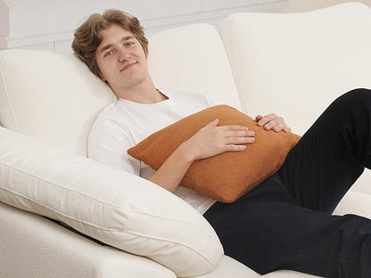 EASE MOOSE Oversized Modular Sectional Sofa, FSC Certified Extra Large U Shape Sectional Cloud Couch,Comfty Deep Modular Sofa with Ottoman,White