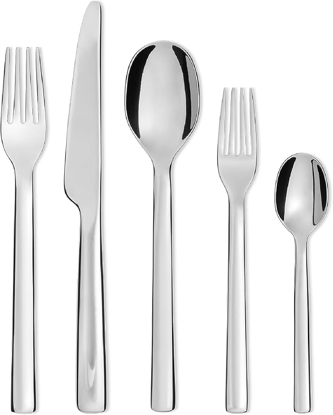 Alessi | Ovale REB09S5 - Design Cutlery Set, 5 Pieces, Stainless Steel