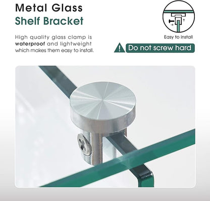 ivinta Glass Entry Table with Storage, 39.4" Modern Console Table for Living Room, Foyer, Hallway, Bedroom 5101 (White)