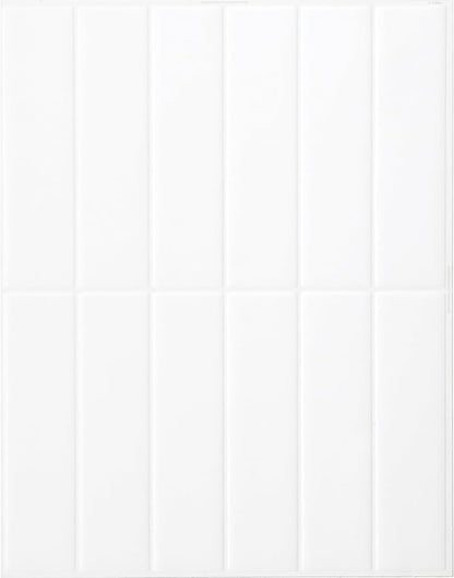 SMART TILES Peel and Stick Backsplash - 5 Sheets of 11.43" x 9" - 3D Adhesive Peel and Stick Tile Backsplash for Kitchen, Bathroom, Wall Tile