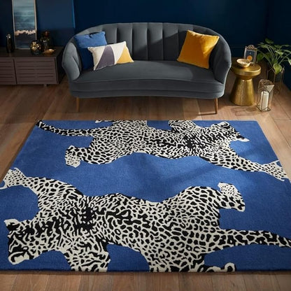 Hand Tufted Modern & Unique Animal Rugs 100% Wool, Soft and Durable Rugs for Your Living Room, Bedroom,Hall Or Any Room (Multi Colour TS1, 10 X 13 Feet)