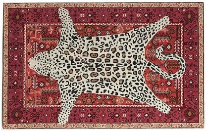 Hand Tufted Modern & Unique Animal Rugs 100% Wool, Soft and Durable Rugs for Your Living Room, Bedroom,Hall Or Any Room (Multi Colour Y1, 7 X 10 Feet)