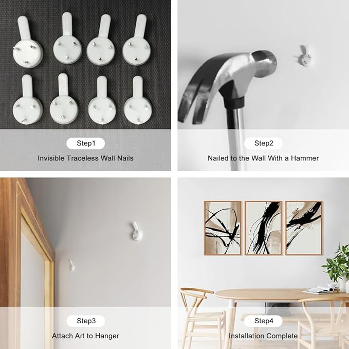 HOURIA Large Abstract Tan and Black Brush Stroke Framed Canvas Wall Art Set,Textured Beige Circle Wall Decor,Minimalism Brown Ink Line Artwork,Modern Shape Art Print for Living Room,Bedroom- 24"x36"x3