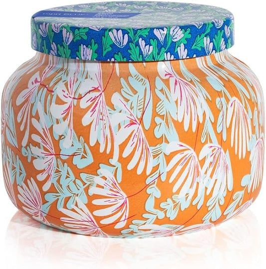 Capri Blue Scented Candles - Pattern Play Glass Jar Candles - Long Lasting Soy Wax Blend - Luxury Home Decor - Notes of Vanilla, Bergamot, & Sandalwood - Gifts for Women (Havana Vanilla, 19 oz)