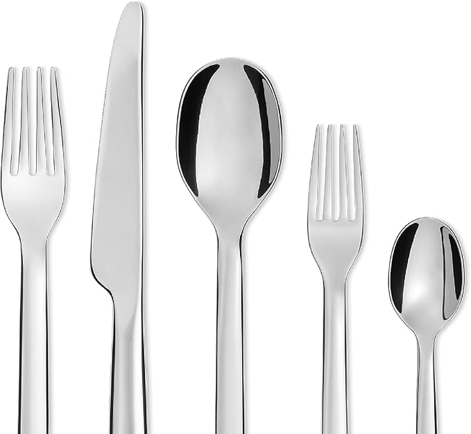 Alessi | Ovale REB09S5 - Design Cutlery Set, 5 Pieces, Stainless Steel