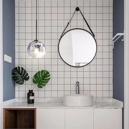 KCO Lighting Mercury Glass Pendant Light Fixtures Mid Century Modern Silver Kitchen Island Pendant Lights Ceiling Hanging Black Large Globe Pendant Light for Living Room Dining Room