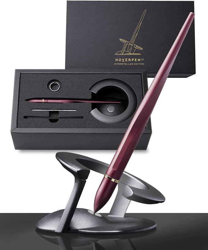 novium Hoverpen Interstellar - Unisex Ballpoint Pen, Mars Magma, 23.5 Degree Angle, Premium Design, Smooth Writing, No Spills