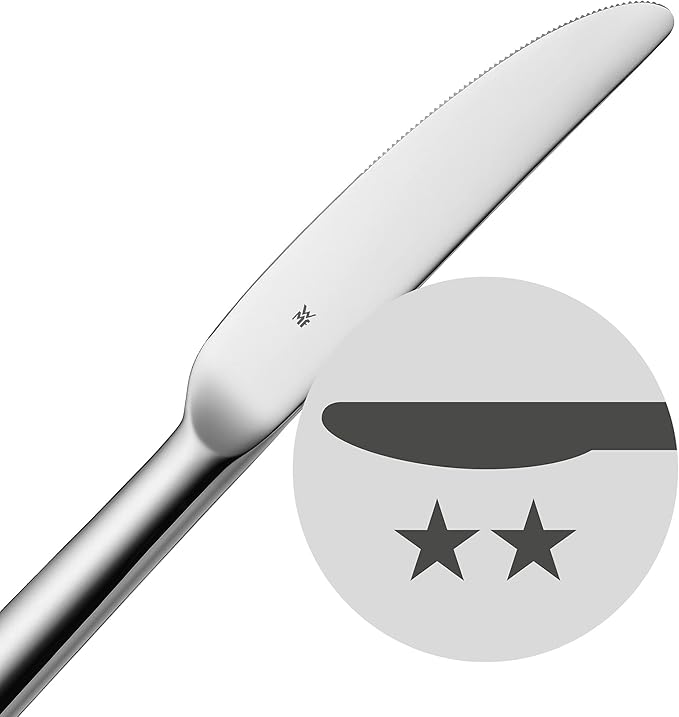 WMF Cutlery Set 30-Pieces for 6 Persons Boston Cromargan 18/10 Stainless Steel Brushed