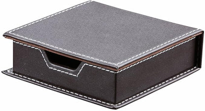 KINGFOM 5PCS Desk Organizer and Accessories Set, Pu Leather Office Supplies with Multifunction Desktop Organizer Box, Tissue Holder, Mouse Pad, Note Paper Holder, Pencil Holder for Desk Brown