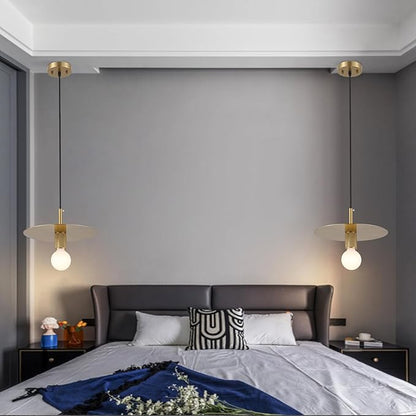 Modern Pendant Lighting Gold Farmhouse Pendant Light 11.81" Brushed Brass Dome Industrial Mid Century Knurled Texture Hanging Lamp Ceiling Light Fixture Kitchen Island Dinning Room Bedroom