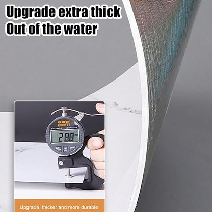 10pcs Marble Peel and Stick Backsplash Waterproof Washroom Wall Panels, Peel and Stick Tile, PVC Wall Panels for Kitchen (Grey Marble Tiles, 11.8" x 11.8" x2.5MM x 10Pack)