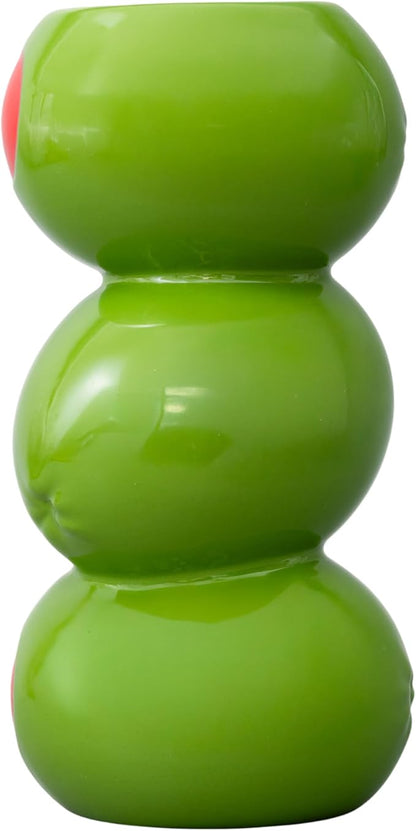 ban.do Decorative Ceramic Flower Vase for Centerpiece, Tall Novelty Olive Vase for Home/Kitchen/Bar Cart (Olives)