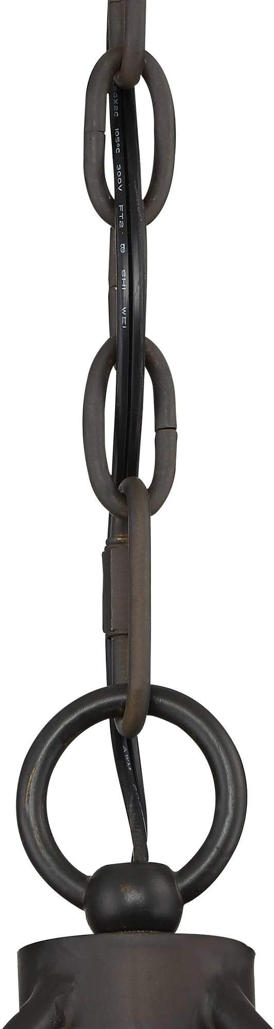 Possini Euro Design Pendant Light Fixture - 4 Light, Bronze Drum Shade, Rustic Industrial Pendant Light for Kitchen Islands, Living Rooms, Foyers, and Bedrooms - 22" Wide, 21 1/2" High