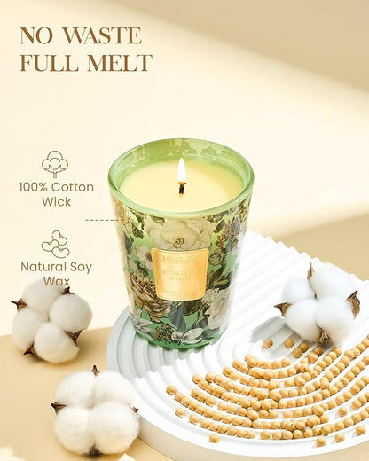 M&SENSE Eucalyptus Sage Scented Candle, 14.1oz 60H Burn Time Slow Burning, Natural Soy Candles Aromatherapy Fall Winter Relaxing, Home Fragrance Housewarming Festival Thanksgiving Christmas Gifts