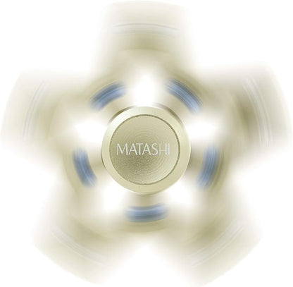 Matashi 24K Gold Plated Hanging Christmas Tree Star Ornament with Matashi Crystals, Christmas Decorations for Holiday Wedding Party Decoration, Tree Ornaments, Shiny, Metal Finish, Ribbons Included