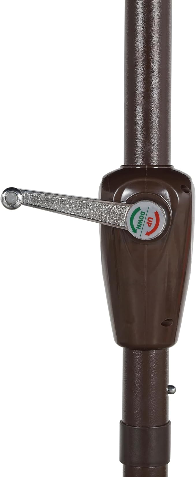 JONATHAN Y UMB1002B Tracy 9 ft. Classic MidCentury Scalloped Fringe Market Patio Umbrella with Auto-Tilt, Crank, Wind Vent and UV Protection in Navy/White