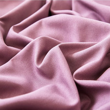 Pureant Dusty Purple Comforter Set Full Solid Mauve Bedding Comforter Sets for Women Girls Grape Color Full Comforter Soft Dusty Lilac Purple Comforter Sets Lavender Bed