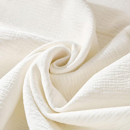 WILLIAMSPACE 134.63" Oversize Curved Sofa Cloud Couch with Round Chaise, Modern Upholstered Curved Sectional Sofa Couch with 6 Pillows for Living Room, No Assembly (Left-Facing,Cream White)