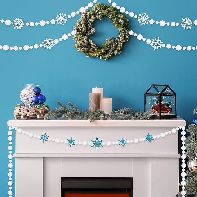 UPINS Christmas Pom Poms Balls, 600 Pieces Light White Pompoms Pom Poms for Crafts Making DIY Holiday Christmas Decorations Supplies (3 Size )