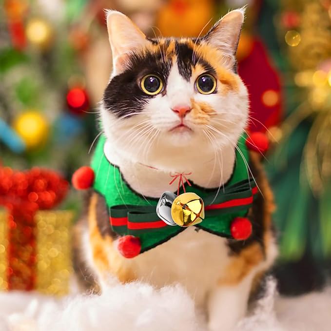 Augshy Jingle Bells for Crafts, 120 Pcs 1 Inch Christmas Jingle Bells, Bulk Sound Craft Bells for Christmas Home Festival Decorations DIY Project