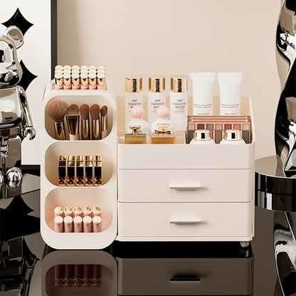 Makeup Organizer with Drawers for Vanity,Spacious Cosmetic Display Case,Perfect Storage Solution for Your Beauty Essential