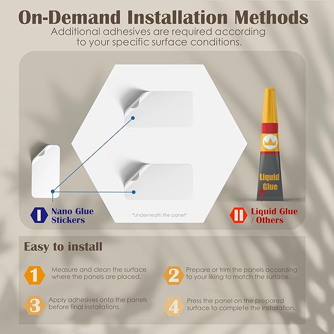 12 Pack Hexagon Acoustic Panels, 14"×12"×0.4" White Sound Proof Foam Panels for Wall, High-Density Sound Absorbing Panels for Recording Studio, Office&Home, No Self-Adhesive