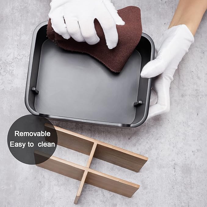 Stylish Desk Organizers and Remote Control Holders in Black, Pen Phone Holder Organizer, Multi-Purpose Caddy Storage Accessories for Desktop Bedside Nightstand