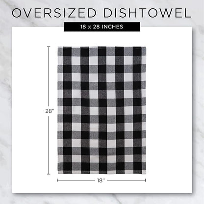 DII Valentine Dish Towels Set of 3 Dog Love Decorative Kitchen Towels 18x28