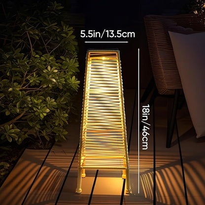 Outdoor Solar Floor Lamp, Upgraded Patio Lights, Brighter Outdoor Lamps for Patio, Auto On/Off Patio Lamps Outdoor for Yard Garden Patio Lawn Decor